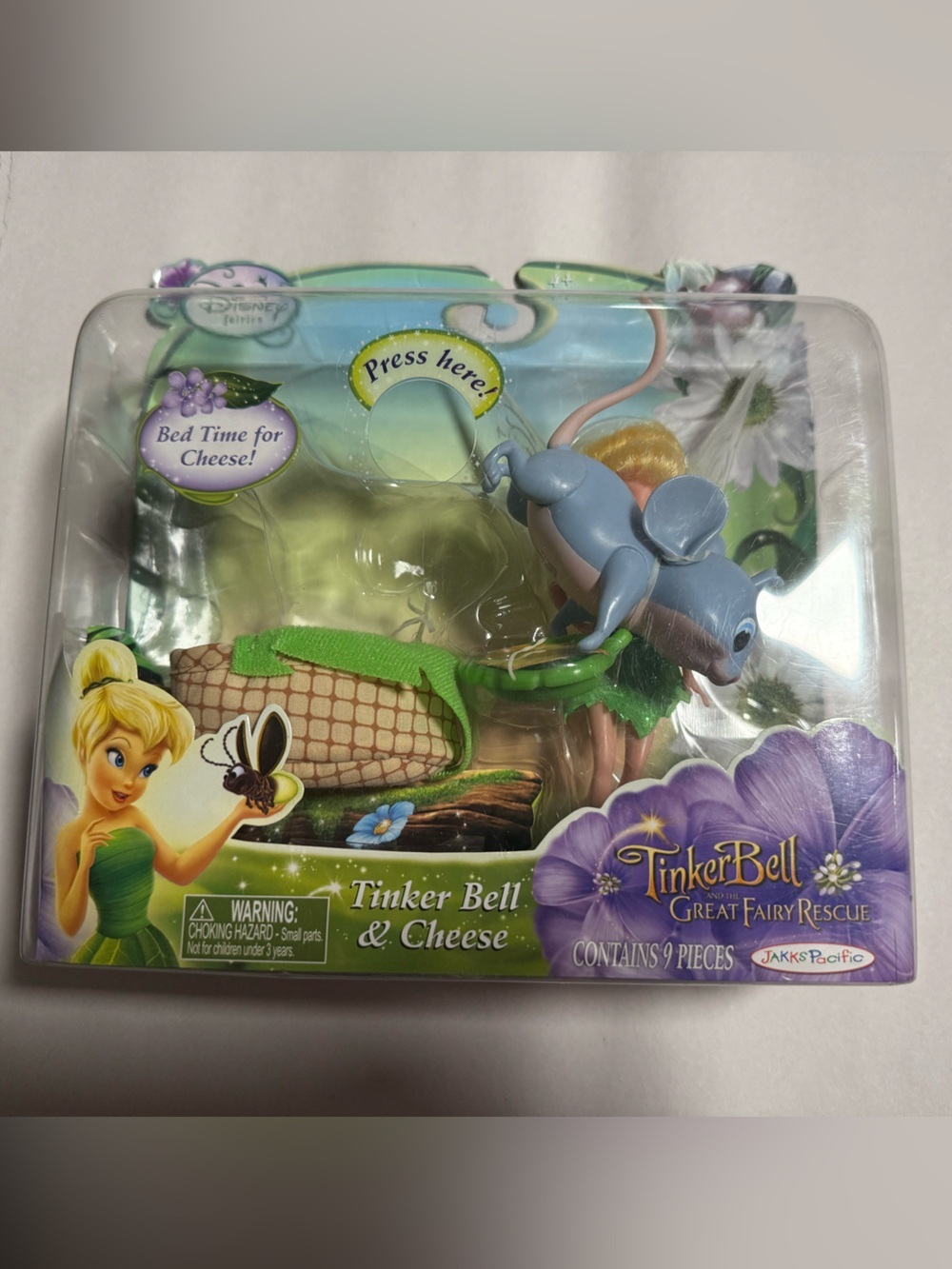 Disney Fairies Tinker Bell & Cheese Playset New in Box